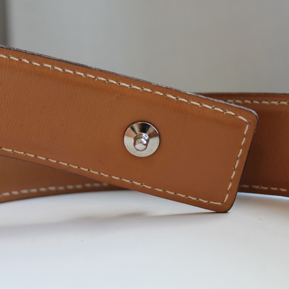 Authentic Hermés Maroon Belt - Picture 6 of 7